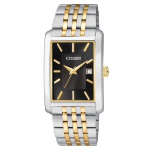 Citizen BH1678-56E men’s stainless steel analog watch with black dial