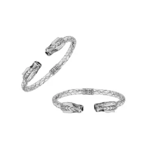 Sterling silver dragon bangle – AB-1261-S