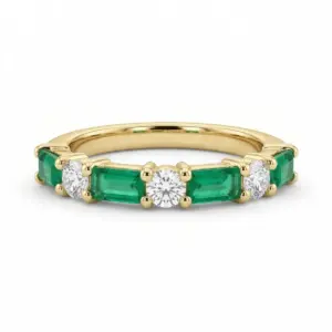 Yellow 14k Emerald Ring 1.65tw
